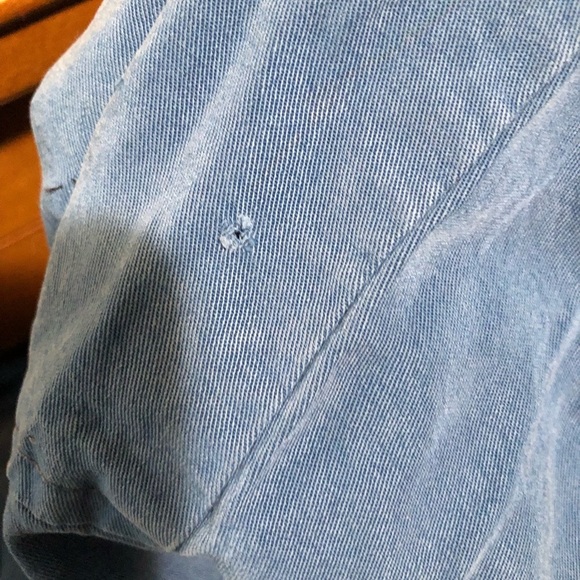 Vtg handmade blue a-line dress 2X 2X? - Picture 10 of 11